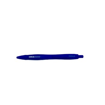 Penna a scatto I'm Blue Tinta Unita colore blu
