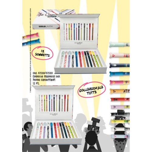 Magnetic Box Fashion Penne cancellabili 8 blu+2...