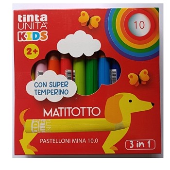 10 Pastelloni Mina 10.0 3 in 1 Tinta Unita