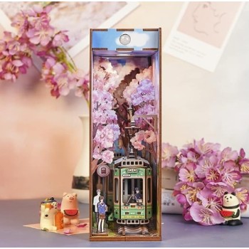 Sakura's Travel 3D Puzzle book nook 130 pezzi