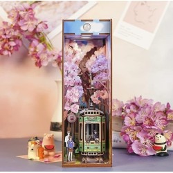 Sakura's Travel 3D Puzzle book nook 130 pezzi