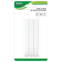 BLISTER 6 STICK COLLA A CALDO 11 MM