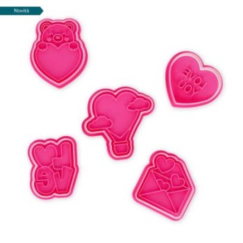 Set di 5 Formine per Biscotti - Cookie Time! - San...