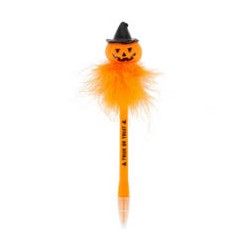 Penna a sfera con luce Writing is magic Pumpkin Zucca
