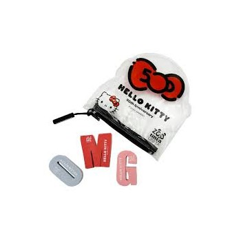 Set 3 gomme sagomate OMG Hello Kitty con mini astuccio