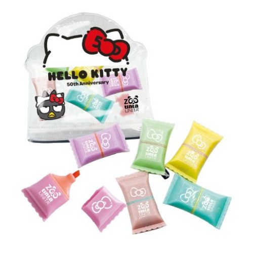 Set 6 mini Evidenziatori Candy Bon Bon Hello...