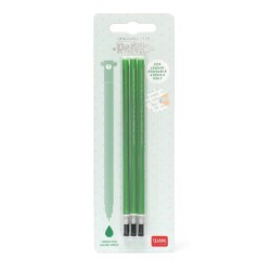 Set da 3 Refill per Penne Cancellabili Legami Colore Verde