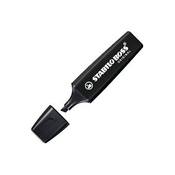 Evidenziatore Stabilo Boss Nero Marker 70/46