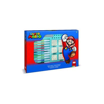 Valigiotto Super Mario Bros con album da disegno,...
