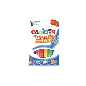 Tempera solida Temperello confezione da 12 colori