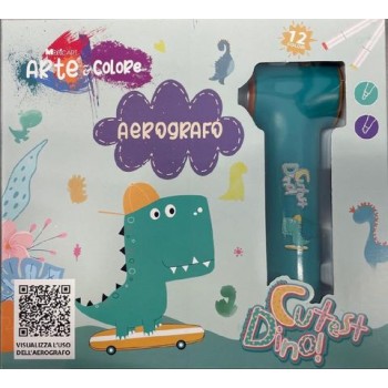 Aerografo con Stampa Dinosauro