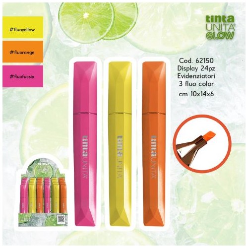 Evidenziatore Sagomato Tinta Unita Glow Spring