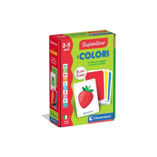 I colori FlashCards Sapientino Montessori