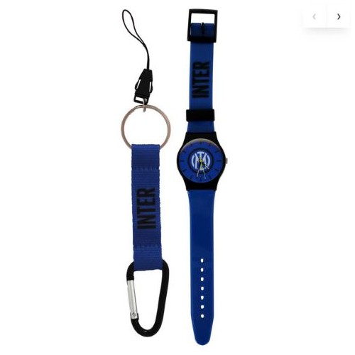 Kit Orologio Inter con Portachiavi Inter