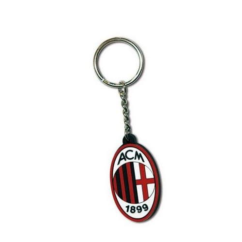 Portachiavi in gomma logo Milan
