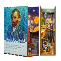 Vincent's World 3D Puzzle book nook 8 pezzi