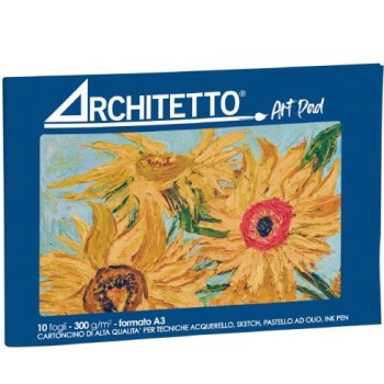 Blocco Architetto Art Pad per Acquerello A3 300g