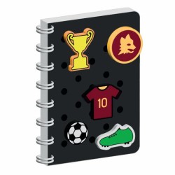 NOTEBOOK SILICONE CON PATCH ROMA