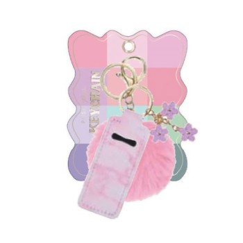 PORTACHIAVI POM POM AND FLOWER CHARMS TRI-COASTAL P&P...