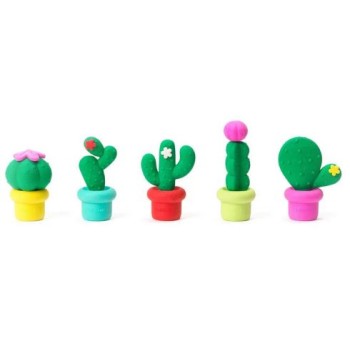 Set di 5 Gomme Profumate - Free Hugs - CACTUS