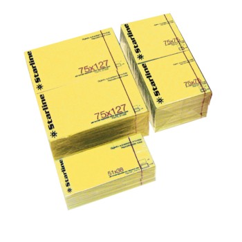 Biglietti autoadesivi removibili 125x75mm confezione da...