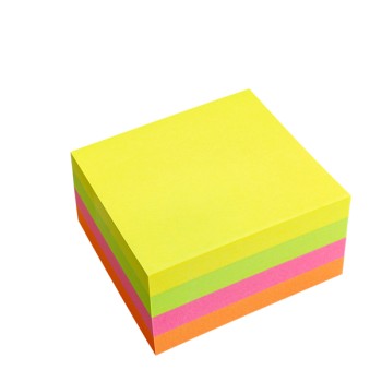 Cubo biglietti autoadesivi removibili 75x75mm confezione...