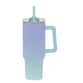 Tazza da Viaggio Termica con Cannuccia e Manico 1,2L...