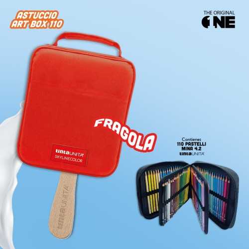 Maxi Astuccio Art Box con 110 pastelli Tinta Unita