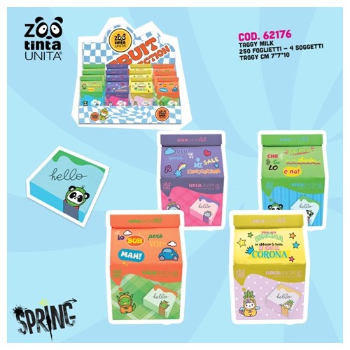Kit 250 foglietti notes in confezione Taggy...