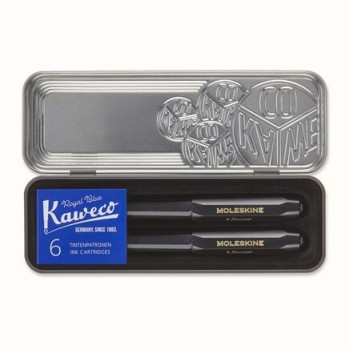 Set Penna Stilografica + Sfera Nero Moleskine x Kaweco...
