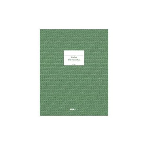 Registro Verbali Assemblee 310x245mm 96 fogli