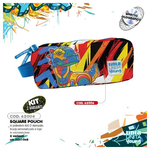 Astuccio Bustone Square Dino Tinta Unita