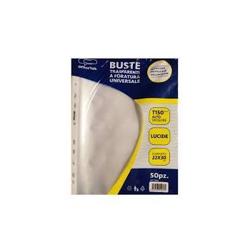 Buste perforate alto spessore confezione da 50pezzi...
