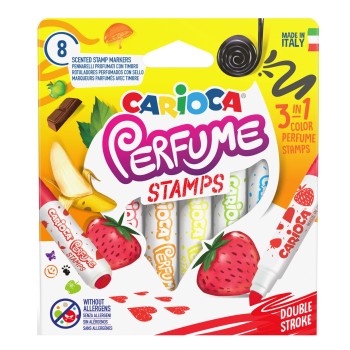 Pennarelli Stamps profumati doppia punta confezione da 8...