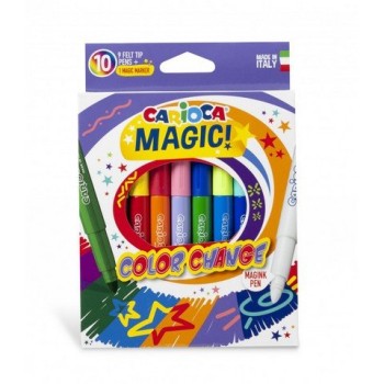 Pennarelli Color Change confezione 10 pezzi Carioca Magic