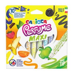 Pennarelli Maxi profumati confezione da 10 pezzi Carioca Perfume