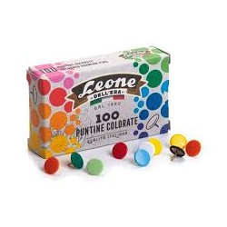 Puntine colorate miste scatola da 100 pezzi