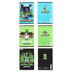 MAXI QUADERNO A4 PIXEL MINECRAFT QUADRETTO MEDIO 5MM