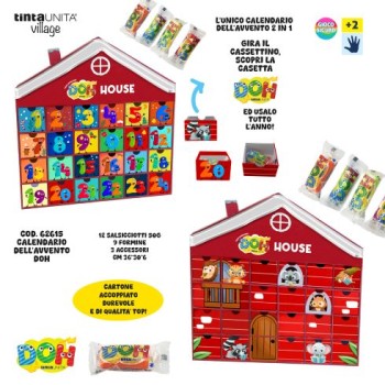 Calendario dell'Avvento pasta modellabile Doh 2in1 2