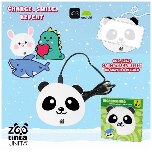 Caricatore Wireless Tinta Unita Zoo