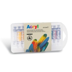 Colori acrilici tubetti da 7,5ml astuccio da 12 colori