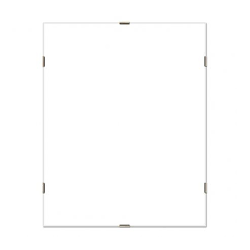 Cornice a giorno con crilex clips e retro in Mdf formato A4 (cm 21x29,7)
