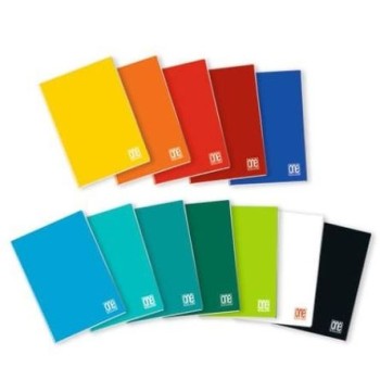 Maxi quaderno A4 fogli bianchi colori assortiti One color