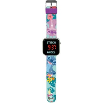 Orologio da polso Led Stitch e Angel