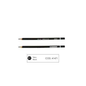 Pastello Tinta Unita 001 Nero 01