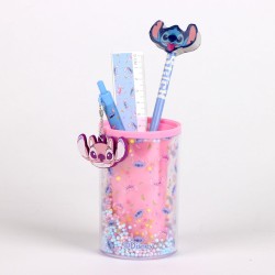 Portapenne Stitch acetato con accessori
