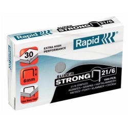 Punti per cucitrice 21/6 super strong Confezione da 1000 punti
