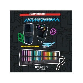 Rotolo nero Uramaki Art con 24 Art Marker