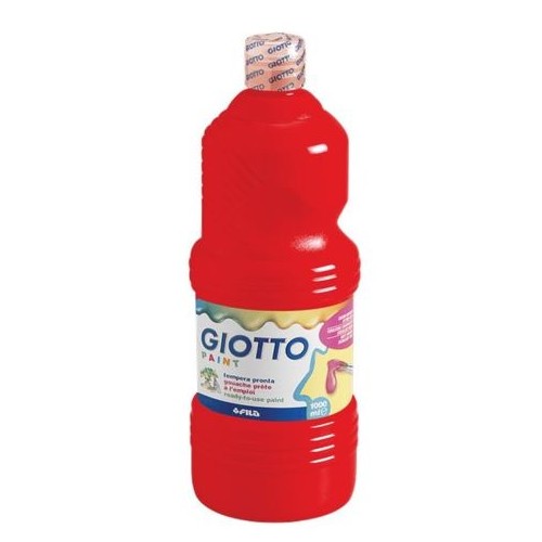 Tempera Giotto Rosso scarlatto Flacone 1000ml