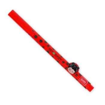 Penna Coccinella Legami Lovely Friends Inchiostro Rosso...